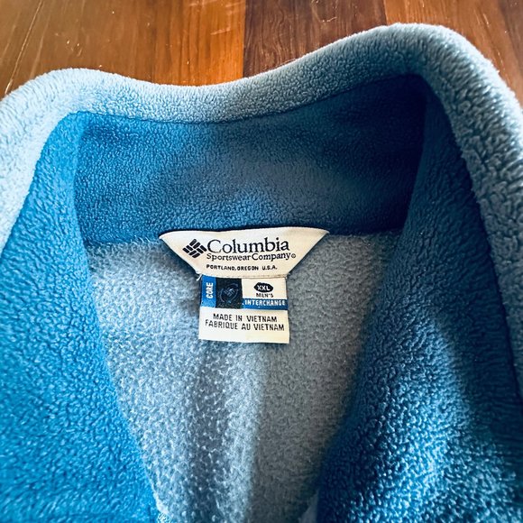 Columbia Men's 2XL Blue Fleece Core Jacket - Picture 9 of 9